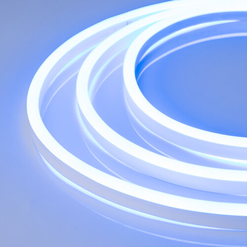 Гибкий неон ARL-NEON-1608BH-SIDE 24V Blue (Arlight, 6 Вт/м, IP65) 030877 - фото