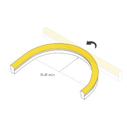 Гибкий неон ARL-NEON-1608ВН-SIDE 24V Blue (Arlight, 6 Вт/м, IP65) 030877