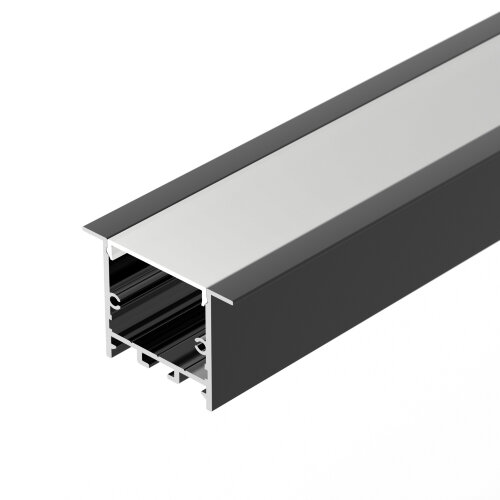 Профиль SL-LINIA49S-F-2000 ANOD BLACK (Arlight, Алюминий) - фото 1