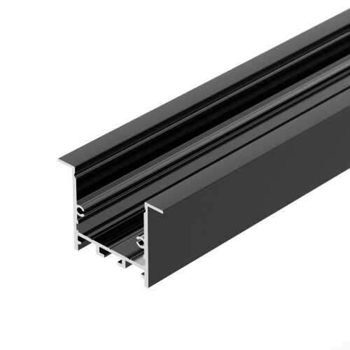 Профиль SL-LINIA49S-F-2000 ANOD BLACK (Arlight, Алюминий) - фото 2