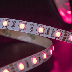 Светодиодная лента 5050, 60 LED/м, 14,4 Вт/м, 24В , IP20, Цвет: RGB, SWG560-24-14.4-RGB-M 009271