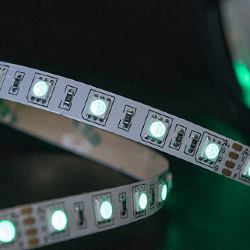 Светодиодная лента 5050, 60 LED/м, 14,4 Вт/м, 24В , IP20, Цвет: RGB, SWG560-24-14.4-RGB-M 009271