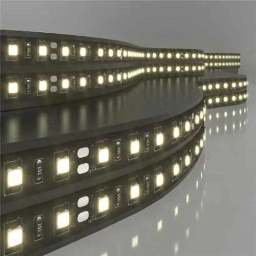 Светодиодная лента 24 В 14,4 Вт/м 60 Led/м 5050 IP20, тёплый белый 3300K, Black, 5 м Лента светодиодная 24V 14,4W 60Led 5050 IP20 тёплый белый, Black, 5м - фото