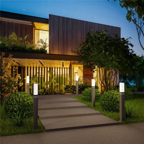 Ландшафтный светодиодный светильник Серый IP54 1537 TECHNO LED - фото 3