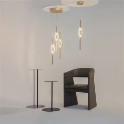 Подвесной светильник Foresight 3000К 24Вт (Латунь)