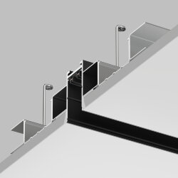 Встраиваемый шинопровод SMART 3м под ГКЛ, черный, Denkirs TR2013-BK