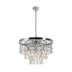 Подвесной светильник Linn E14x5 (Хром)