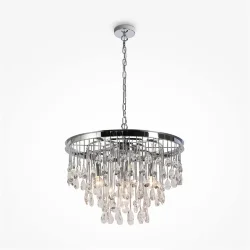 Подвесной светильник Linn E14x5 (Хром)