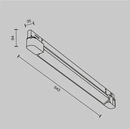 Трековый светильник Basis Trinity 4000K 20Вт 120° (Черный) - фото 11