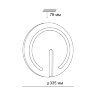 Настенно-потолочный светильник «Sonex» 3041/CL, серия: BUTTON (накладной). Фото 2.