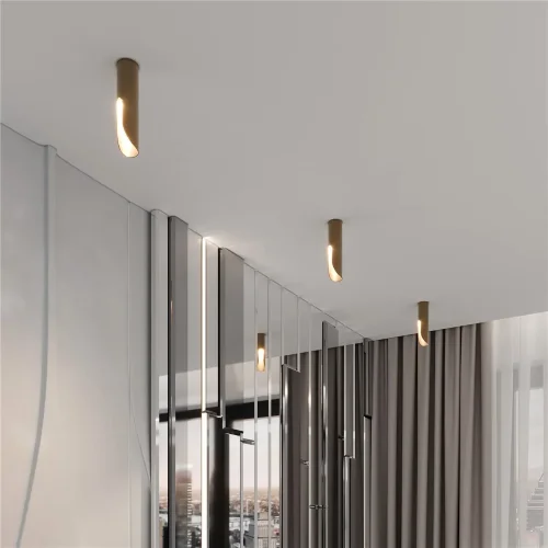 Светильник потолочный светодиодный Apex 7W 3000K латунь 25113/LED - фото 4