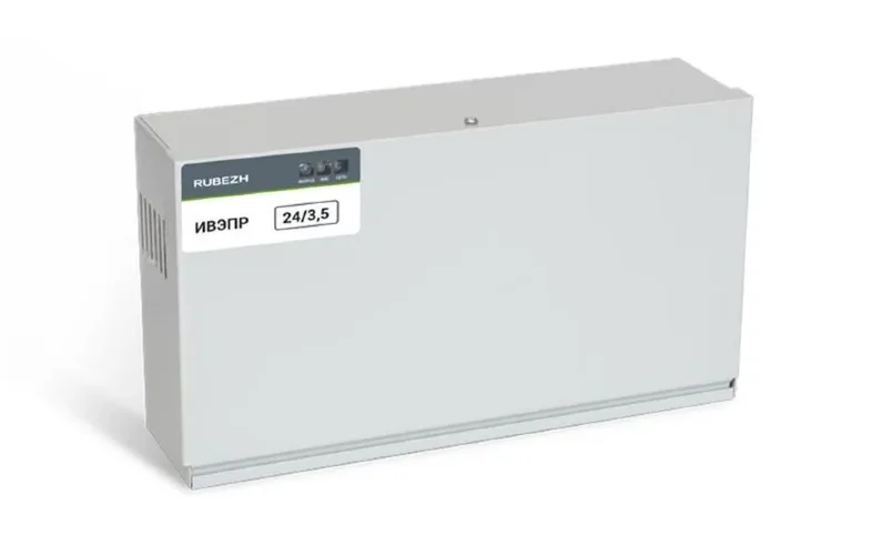Источник вторичного электропитания резервированный ИВЭПР 24/3.5 2х7 -Р БР Рубеж Rbz-215518 - фото