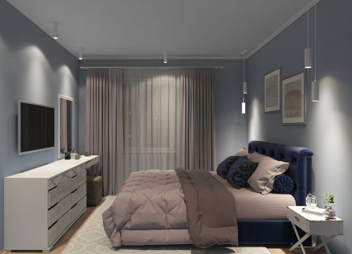 DK2052-WH Накладной светильник, IP 20, 15 Вт, GU10, белый, алюминий. Фото 4