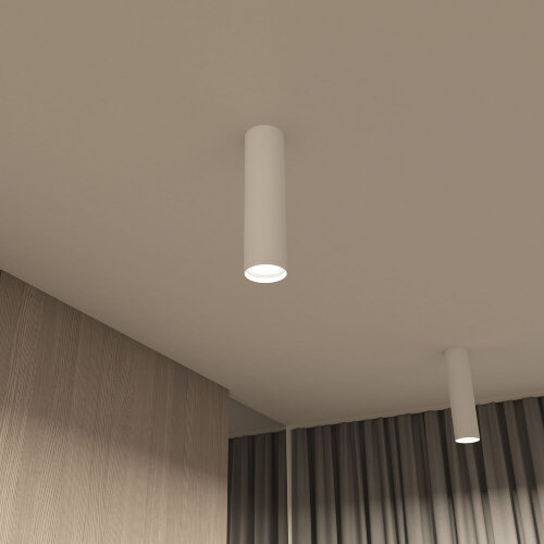 DK2052-WH Накладной светильник, IP 20, 15 Вт, GU10, белый, алюминий. Фото 6