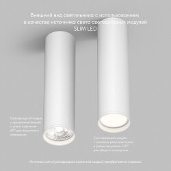 Накладной светильник Denkirs TUBE | ТЬЮБ , Denkirs DK2052-WH