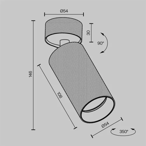 Потолочный светильник Artisan GU10 1x10Вт (Белый) - фото 18