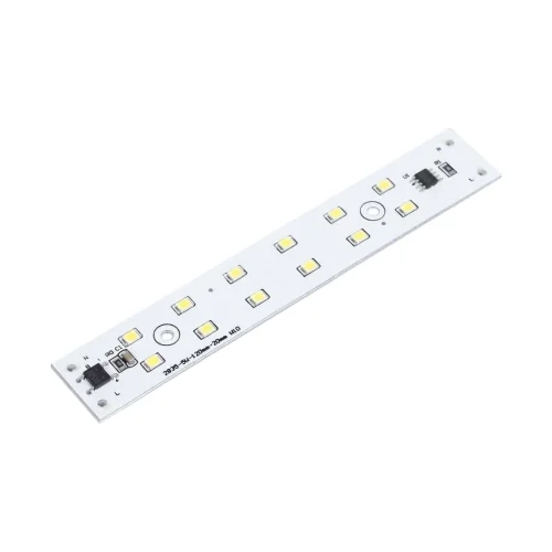 Светодиодная линейка 2835, 2х6 led, 220V, 5W, 120mm, D175, white - фото I