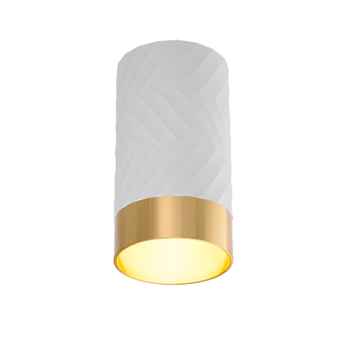 Светильник WOLTA WSL-GU10/09WG под лампу GU10 Белый / Золотой LINEA - фото 4.