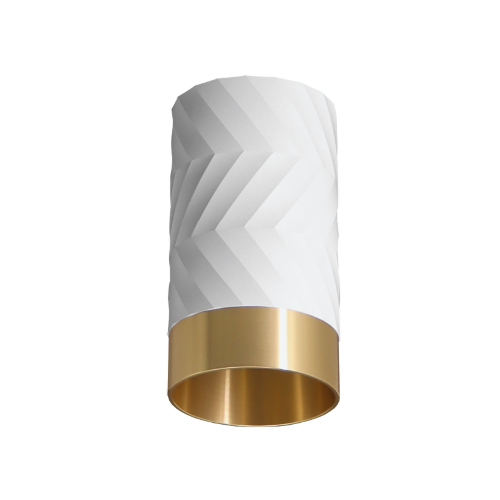 Светильник WOLTA WSL-GU10/09WG под лампу GU10 Белый / Золотой LINEA - фото 8.