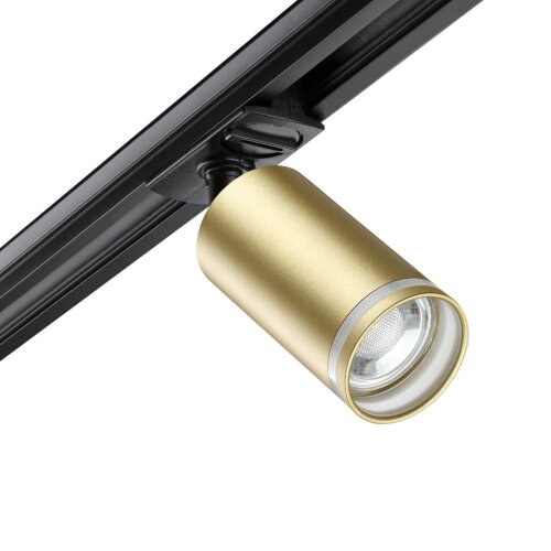 Светильник трековый для однофазного двухжильного (универсального) шинопровода «Novotech» 370878, серия: ULAR. Фото 2.