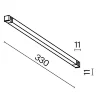 Трековый светильник Базис / Basis Exility X 4000K 6Вт 120° (Черный) TR240-2-6W4K-B - фото 8