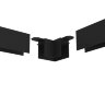 TR2102-BK Угловой соединитель для шинопровода SMART черный. Фото 2