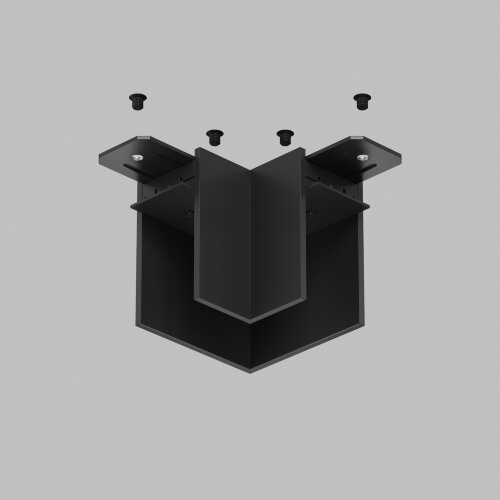 TR2102-BK Угловой соединитель для шинопровода SMART черный.