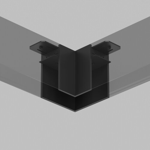 TR2102-BK Угловой соединитель для шинопровода SMART черный. Фото 2