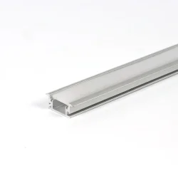 Алюминиевый профиль встраиваемый 783 (2000x27.3/21x11мм с ударопрочным рассеивателем)