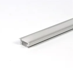 Алюминиевый профиль встраиваемый 783 (2000x27.3/21x11мм с ударопрочным рассеивателем)