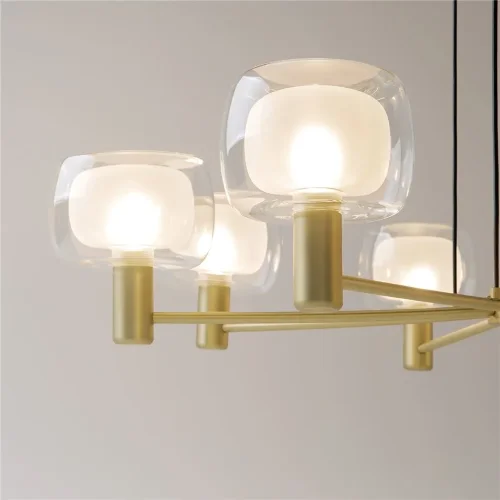 Подвесной светильник Vision E14х8 (Золото) - фото 4