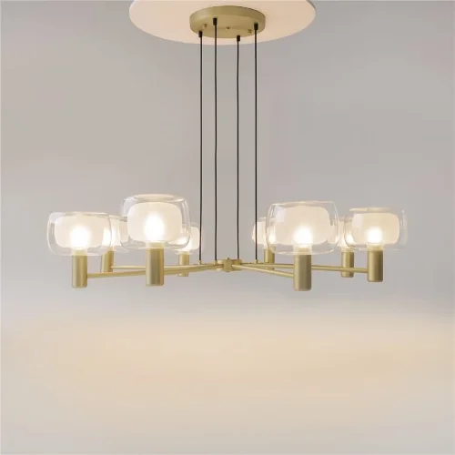 Подвесной светильник Vision E14х8 (Золото) - фото 6