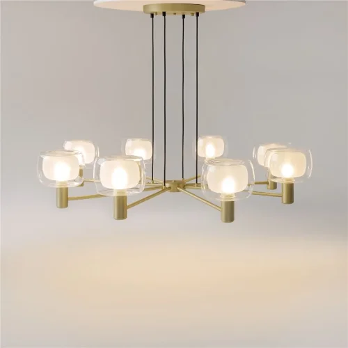 Подвесной светильник Vision E14х8 (Золото) - фото 9