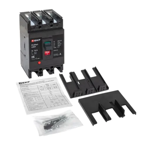 Выключатель автоматический 3п 16А 15кА LS63 ProPact EKF mccb-63-15-3-16-ls - фото 2
