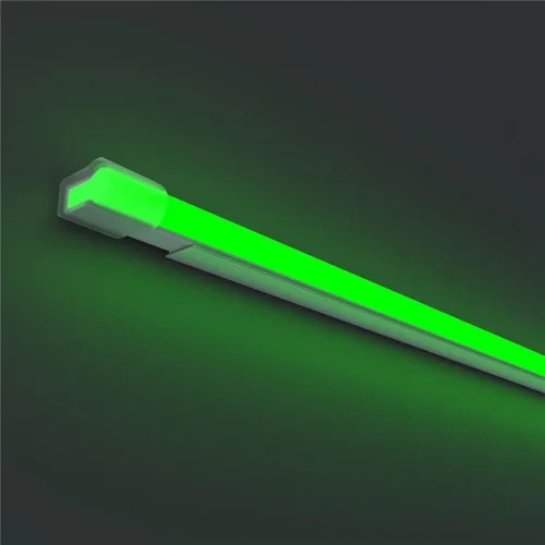 Гибкий неон 25x13 220В 8Вт/м Green IP65 50м (Белый) - фото 2