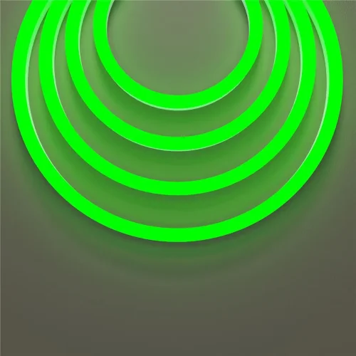 Гибкий неон 25x13 220В 8Вт/м Green IP65 50м (Белый) - фото 4