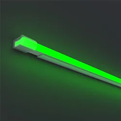 Гибкий неон 25х13 220В 8Вт/м Зеленый IP65 50м (Белый) 201234