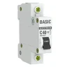 Выключатель автоматический модульный 1п C 40А 4.5кА ВА 47-29 Basic EKF mcb4729-1-40C - фото