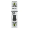 Выключатель автоматический модульный 1п C 40А 4.5кА ВА 47-29 Basic EKF mcb4729-1-40C - фото 2