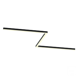 Светильник ЗигЗаг S50 (RAL9005/3x1250mm-90/LT70 — 3K/78W)