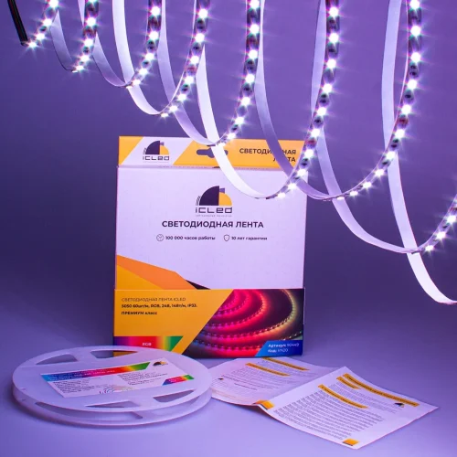 Светодиодная лента Class Premium, 5050, 60 led/m, RGB, 24V, IP33, RN20 - фото I