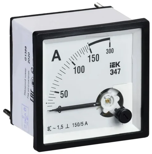 Амперметр Э47 72х72мм 150/5А кл. точн. 1.5 IEK IPA10-6-0150-E - фото