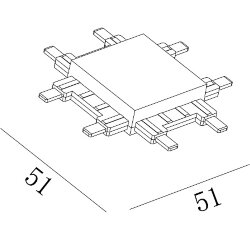 'Коннектор системы SLIM, CN-SLIM-BL-X 022070