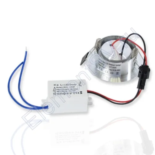 Светодиодный светильник точечный RCH (1W, Warm White) - фото 2.