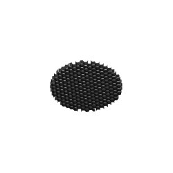 Антибликовая решетка MR16, D50xH2mm, черная, алюминий, Denkirs DK1500-BK