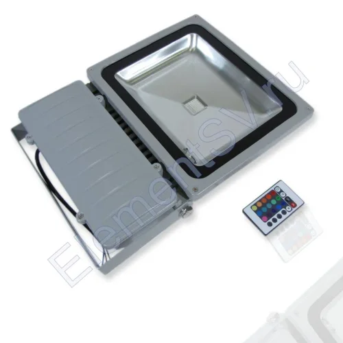 Светодиодный прожектор Standart (90W, 220V, RGB) - фото.