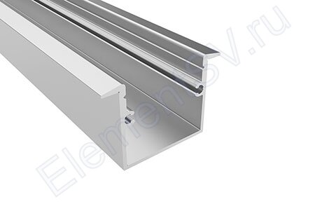 Профиль алюминиевый прямоугольный 4L-3725-V ANOD