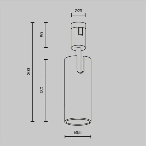 Трековый светильник Focus Led Flarity 3000K 12Вт 50° (Черный) - фото 10