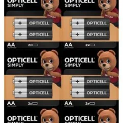 Элемент питания алкалиновый AA/LR6 отрывной набор HBDC (блист. 2штх10) (уп.20шт) Opticell 5050001/6050001