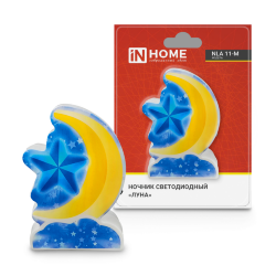 Ночник светодиодный NLA 11-M ЛУНА с выкл 230В IN HOME